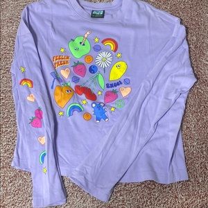 Zumiez Purple Long Sleeve Graphic Tee